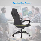 Chaise de bureau Chaise Gamer Pas Cher Chaise de Bureau en Cuir PU Chaise d'Ordinateur Exécutive Soutien Lombaire pour Femme, Homme
