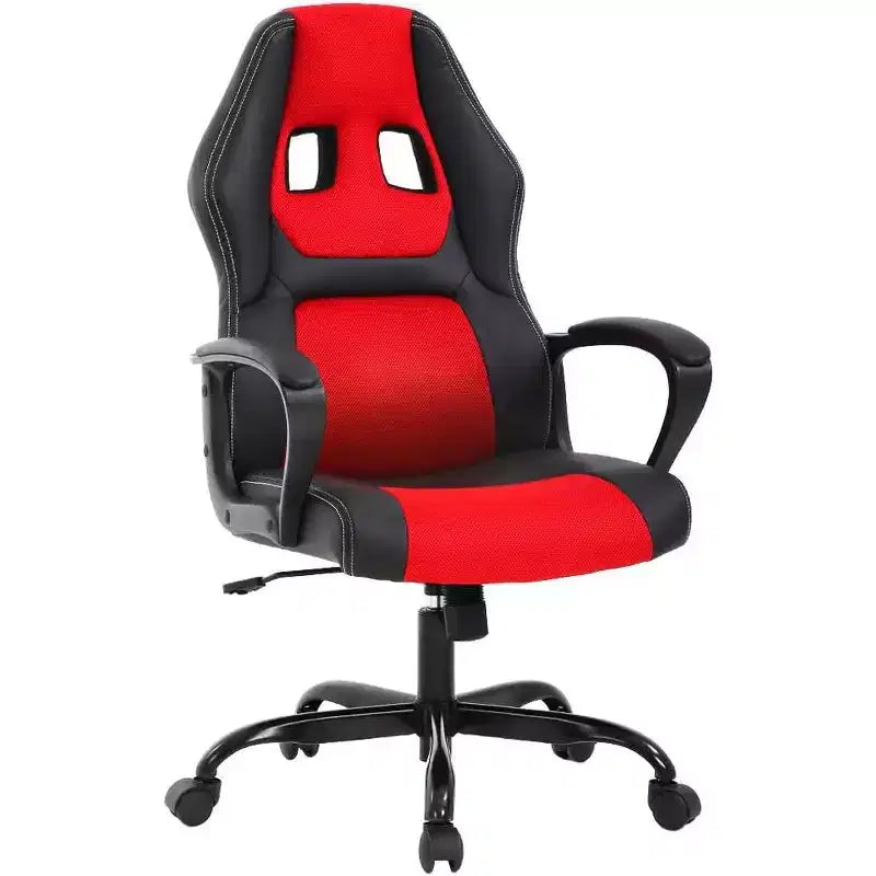 Chaise de bureau Chaise Gamer Pas Cher Chaise de Bureau en Cuir PU Chaise d'Ordinateur Exécutive Soutien Lombaire pour Femme, Homme