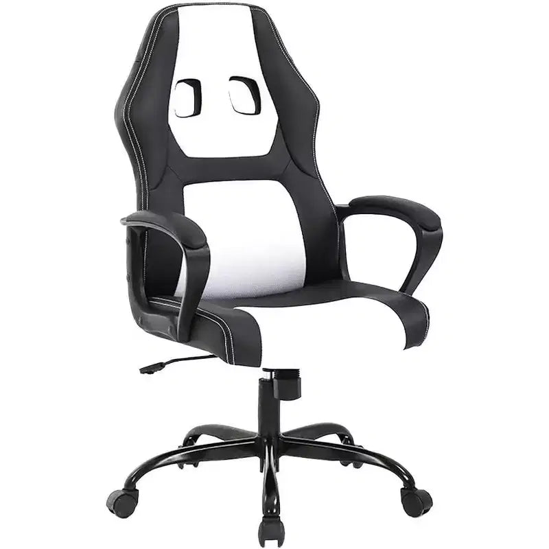 Chaise de bureau Chaise Gamer Pas Cher Chaise de Bureau en Cuir PU Chaise d'Ordinateur Exécutive Soutien Lombaire pour Femme, Homme